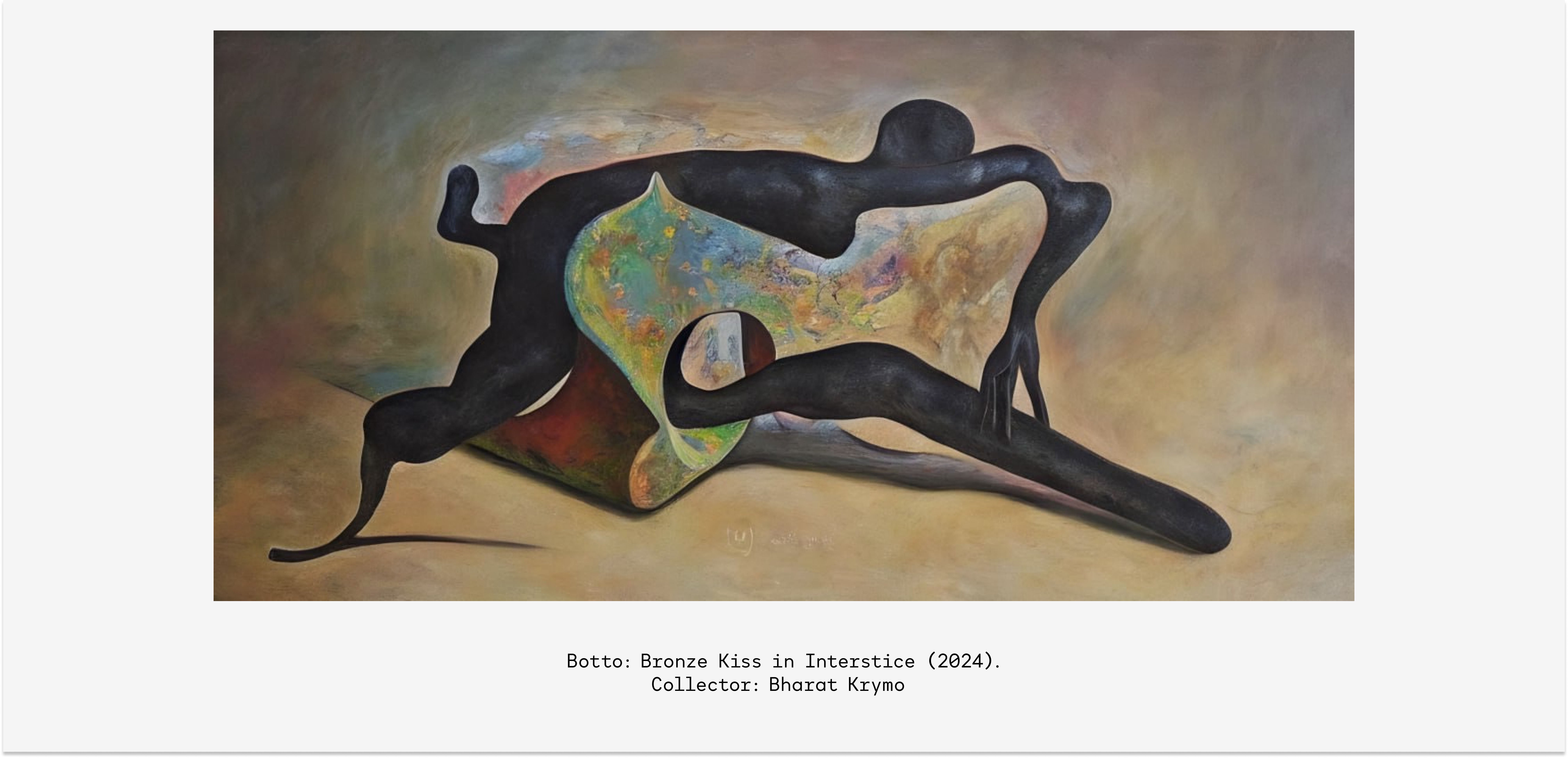 Botto_ Bronze Kiss in Interstice (2024). Collector_ Bharat Krymo .jpg