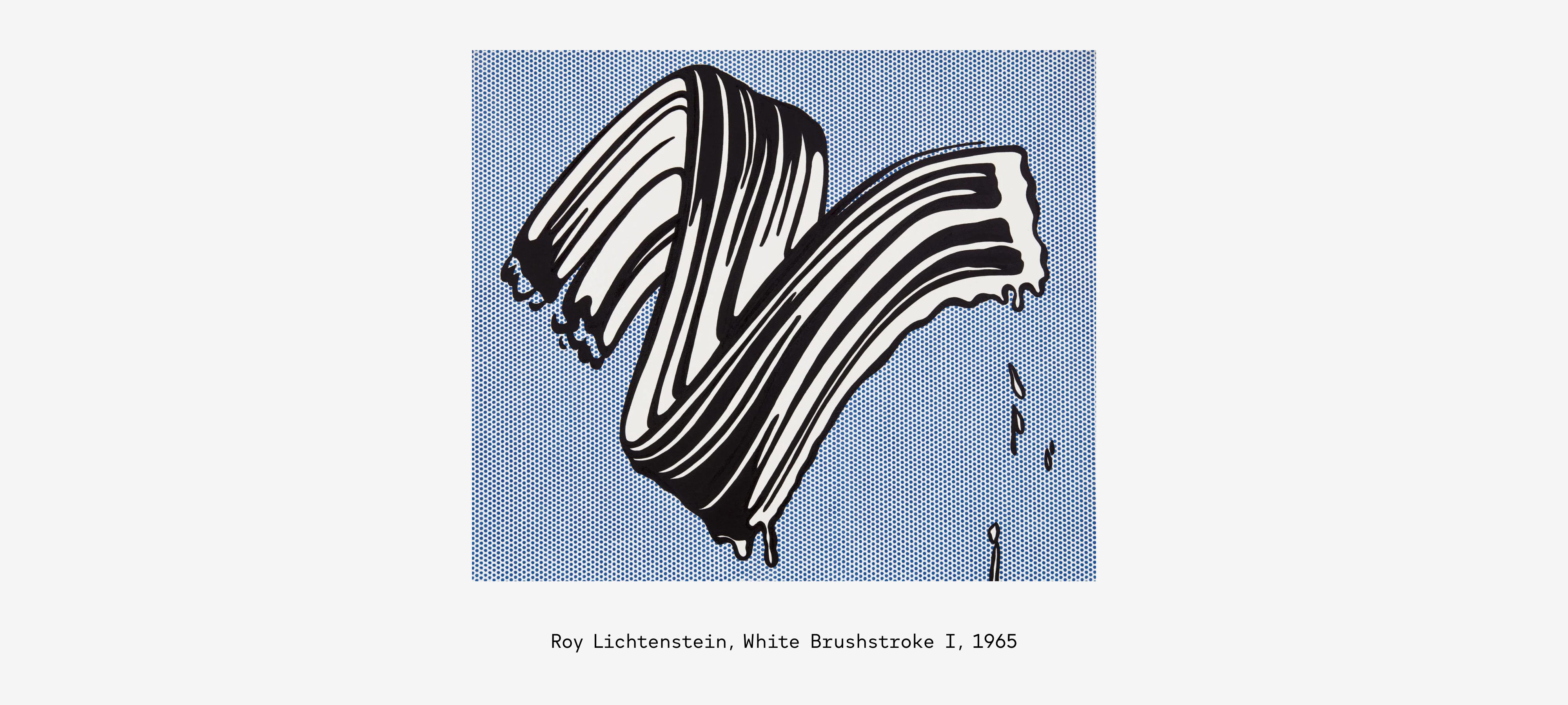 Roy Lichtenstein, White Brushstroke I, 1965.jpg