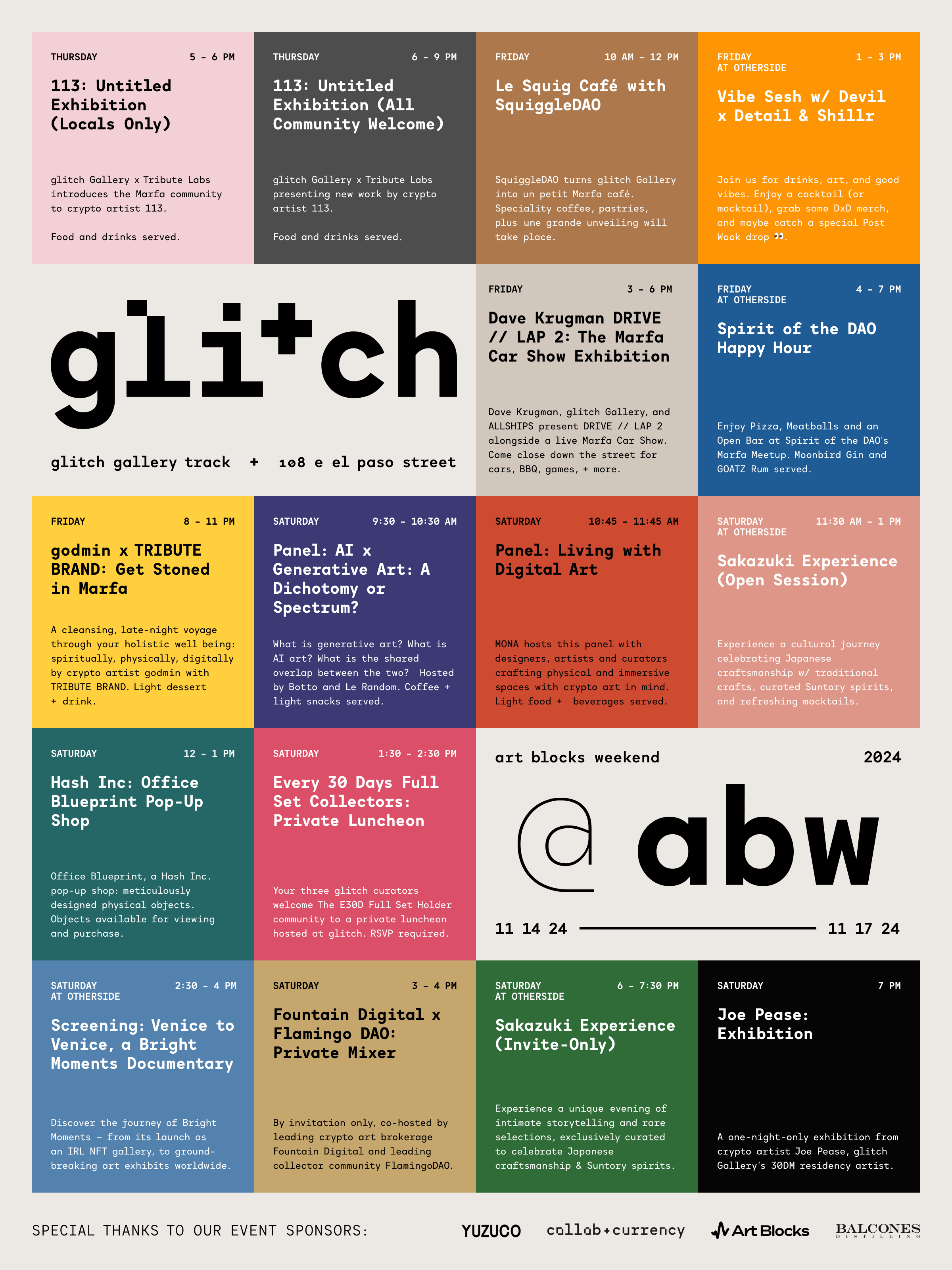 Art Blocks Weekend (2024)